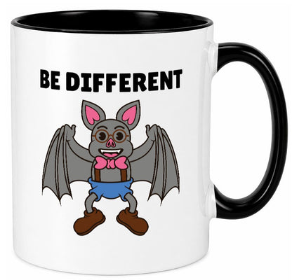 Be Different Geschenk Humor Geschenkidee lustiger Spruch Tasse