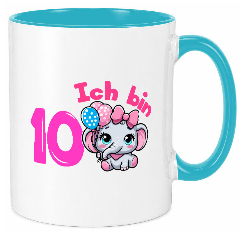 10. Geburtstag | 10 Jahre Elefant Mädchen Geschenk Geschenkidee lustiger Spruch