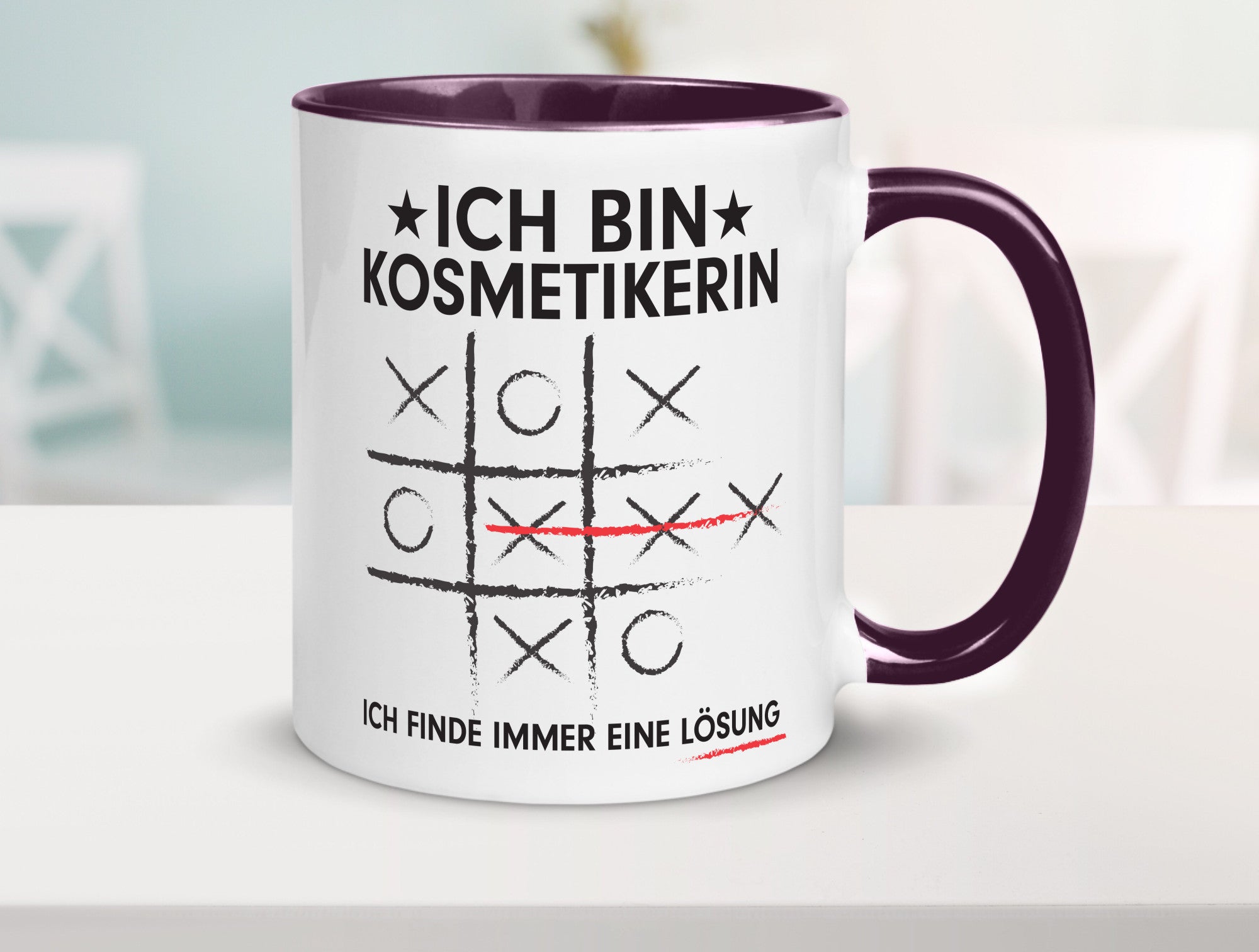 Löse Probleme: Kosmetikerin | Kosmetik Stylistin Geschenk Humor Geschenkidee