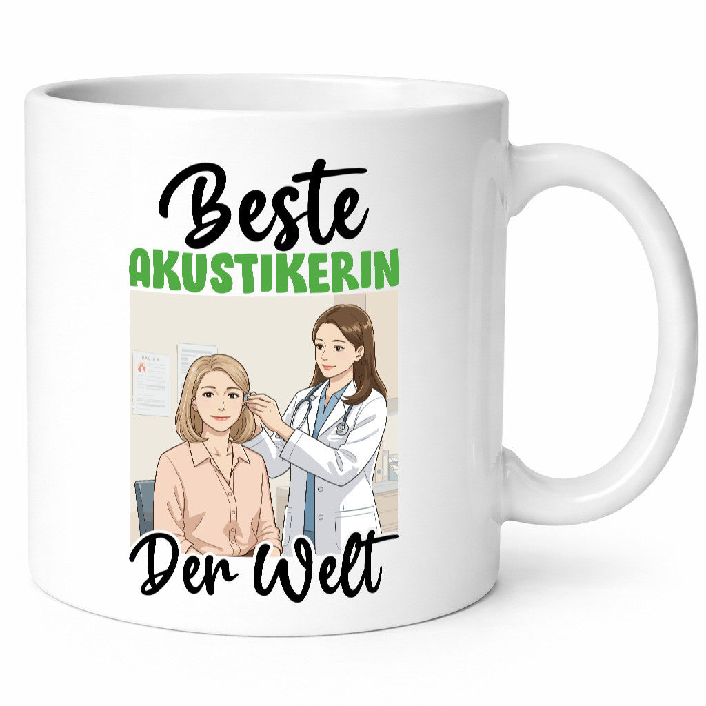Beste Akustikerin | Akustik Hörgeräteakustik Geschenk Humor Geschenkidee