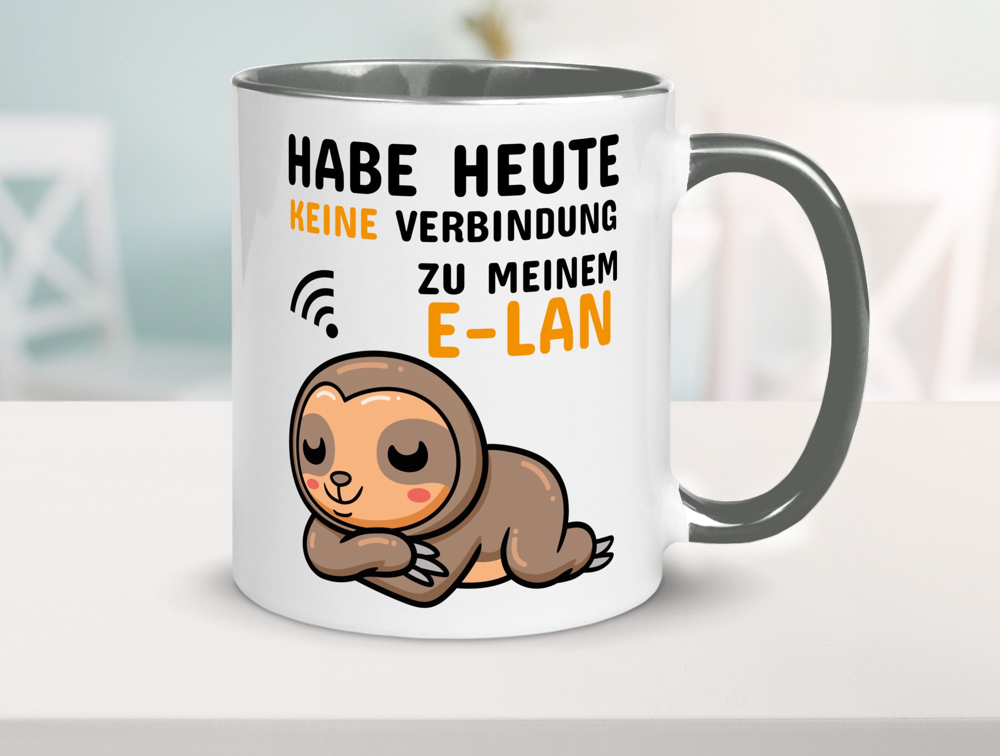 Keine Verbindung lustig Humor Geschenkidee Geschenk Tasse