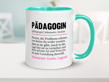 Pädagogin | Spruch lustig Humor Pädagogik v2 Geschenk Geschenkidee lustiger