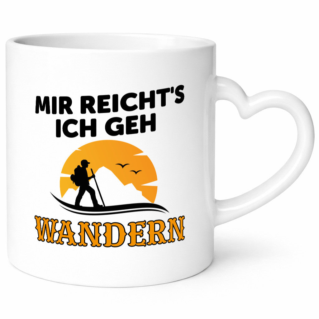 Ich geh wandern | Spruch Tasse Wanderer Gebirge lustig Humor Geschenkidee