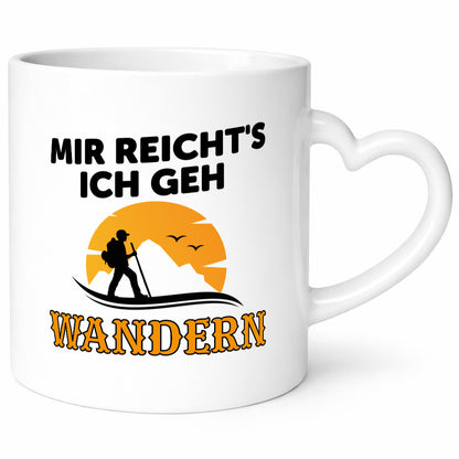 Ich geh wandern | Spruch Tasse Wanderer Gebirge lustig Humor Geschenkidee