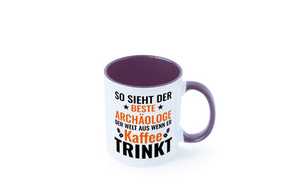 Kaffee trinkt: Archäologe | Archäologie Forscher lustig Humor Geschenkidee