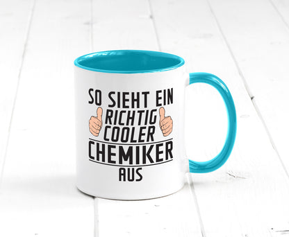 Richtig Cooler Chemiker | Chemie Labor Wissenschaft lustig Humor Geschenkidee