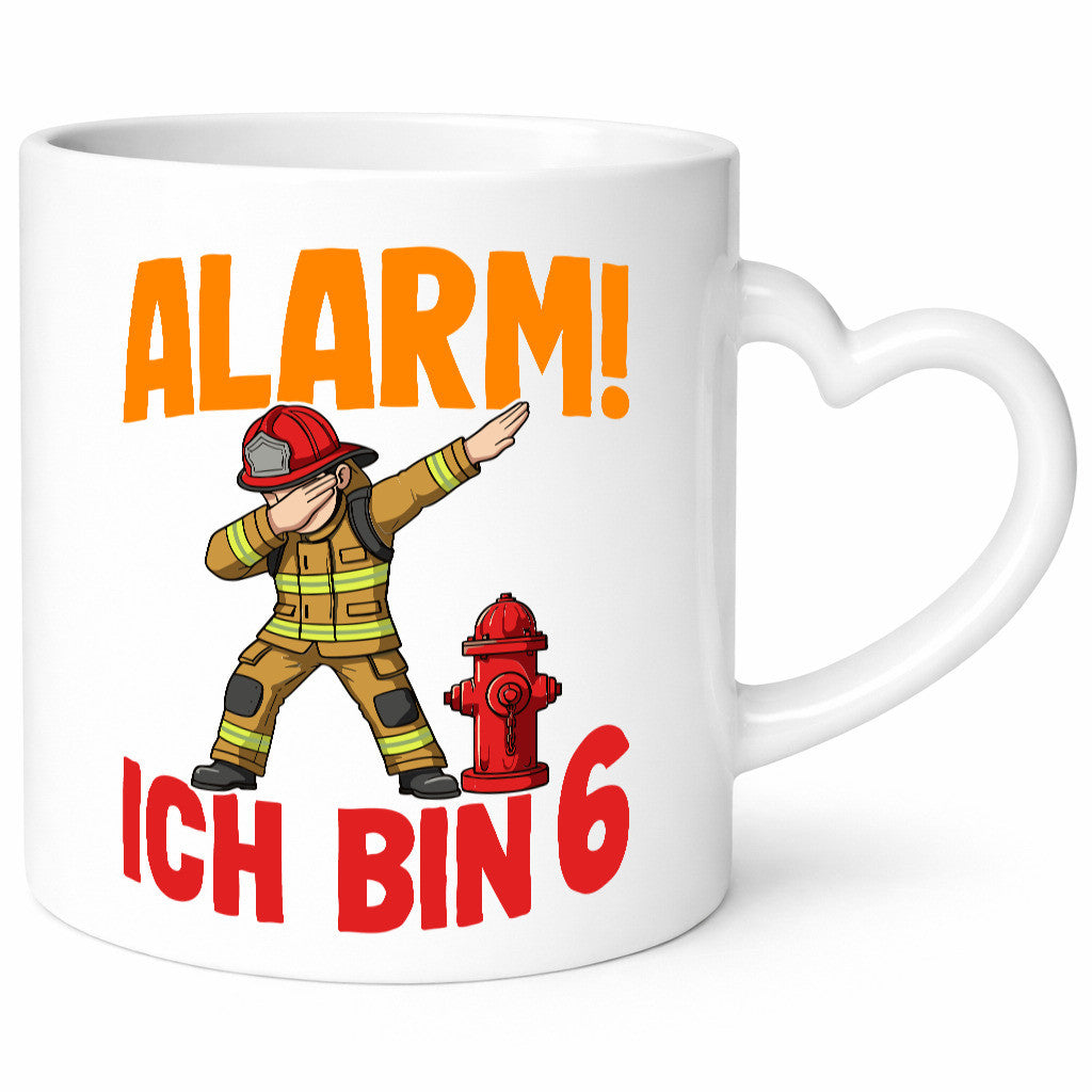 6. Geburtstag | 6 Jahre Feuerwehr Junge lustiger Spruch Geschenk Geschenkidee