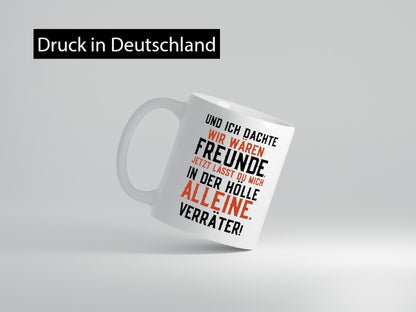 Lässt mich in der Hölle alleine | Jobwechsel Verräter lustig Arbeit Kollegen