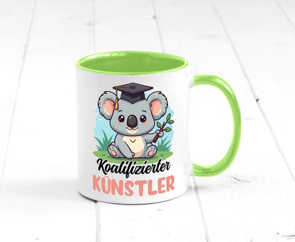 Koalifizierter Künstler | Kunst Humor Geschenkidee Tasse