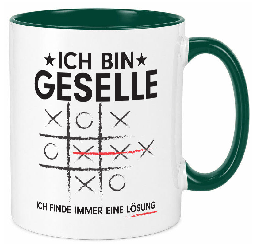 Löse Probleme: Geselle | Handwerker Humor Geschenkidee Tasse