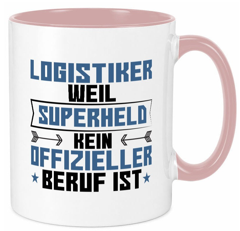 Superheld Logistiker | Beruf Logistik Geschenkidee Arbeit Kollegen Büro Humor Tasse