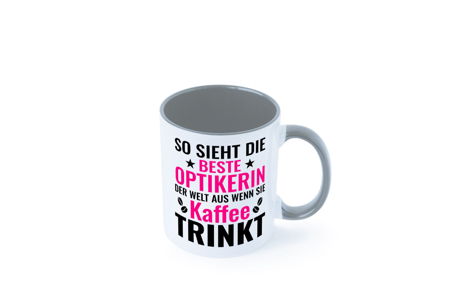 Kaffee trinkt: Optikerin | Augenoptik Geschenkidee Humor Tasse