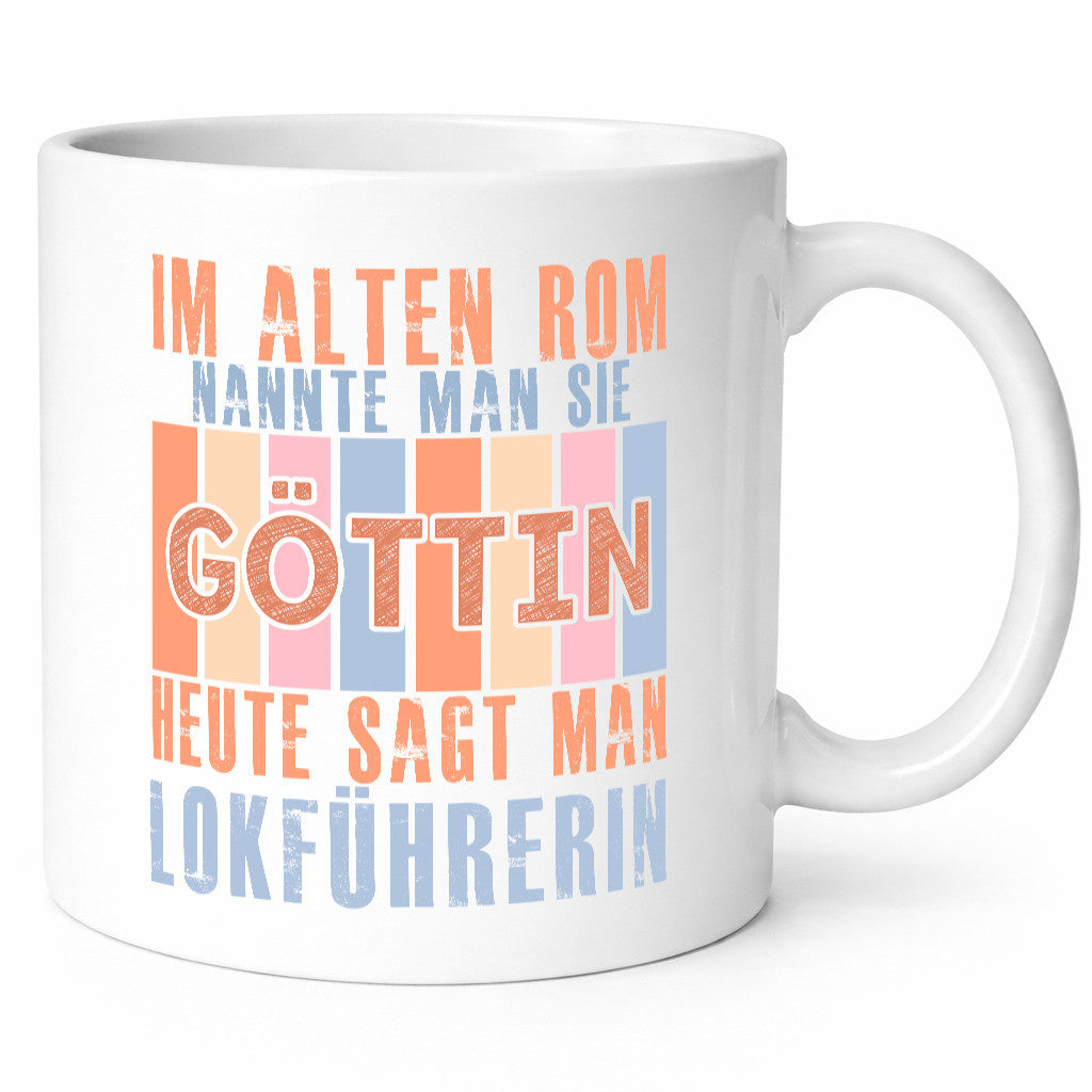 Heute sagt man: Lokführerin | Zug Beruf Humor Arbeit Kollegen Büro Geschenkidee