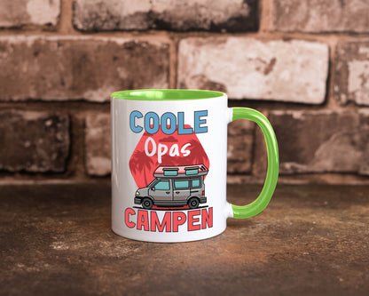 Coole Opas campen | Campingwagen Palmen Geschenk Familie Geschenkidee lustiger