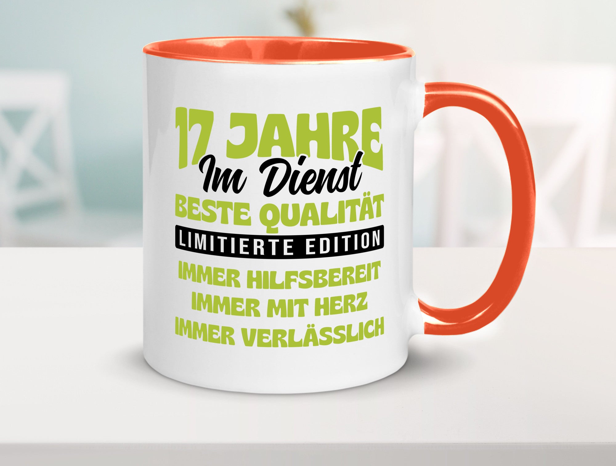 17 Jahre im Dienst | Jubiläum Arbeit v4 Geschenk Kollegen Büro lustiger Spruch