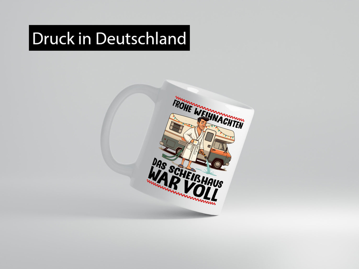 Frohe Weihnachten | Ugly Christmas Scheißhaus war voll Humor Geschenkidee Tasse