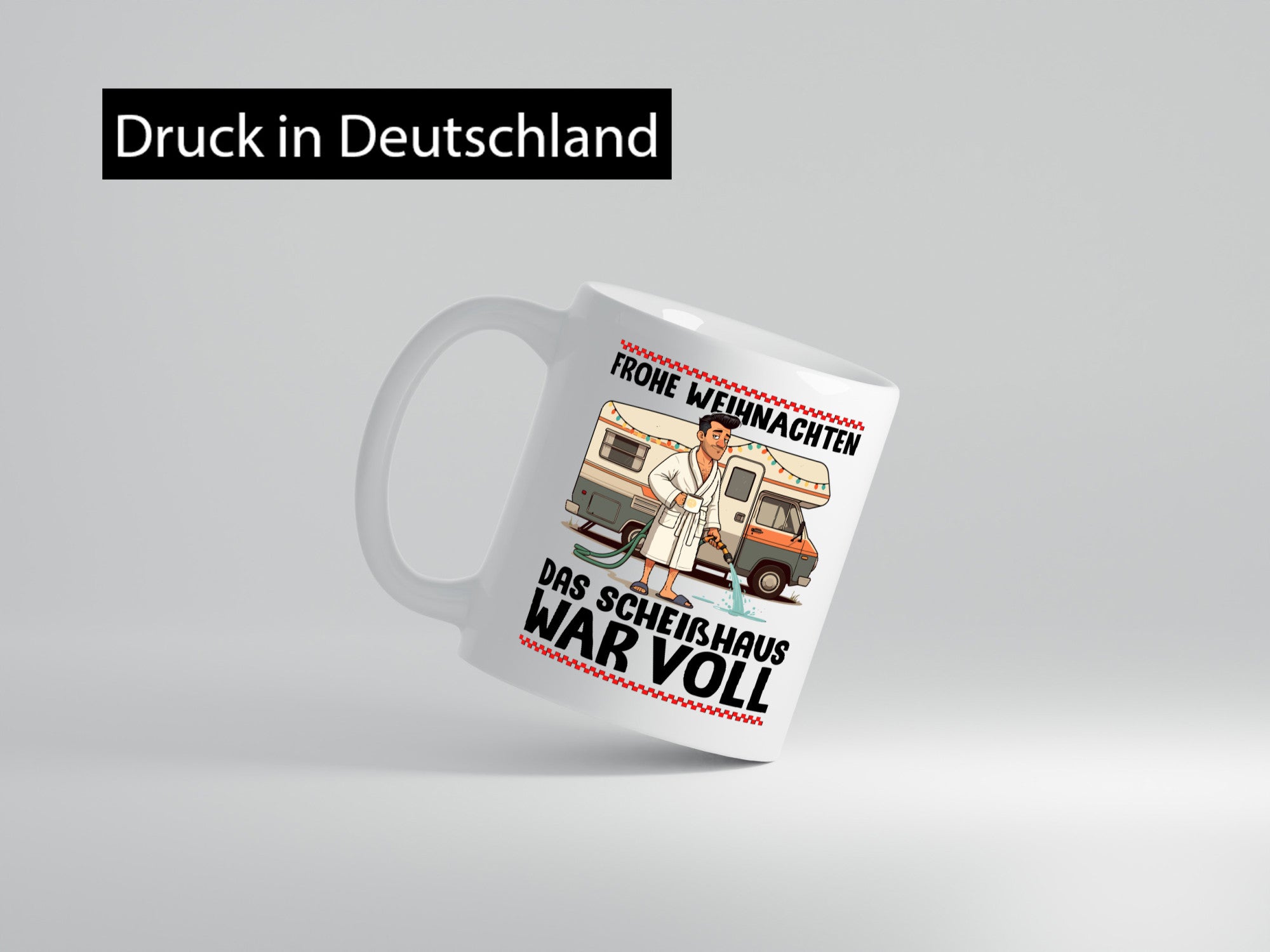 Frohe Weihnachten | Ugly Christmas Scheißhaus war voll Humor Geschenkidee Tasse