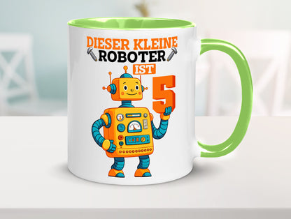 5. Geburtstag | 5 Jahre Roboter Junge lustiger Spruch Geschenk Geschenkidee