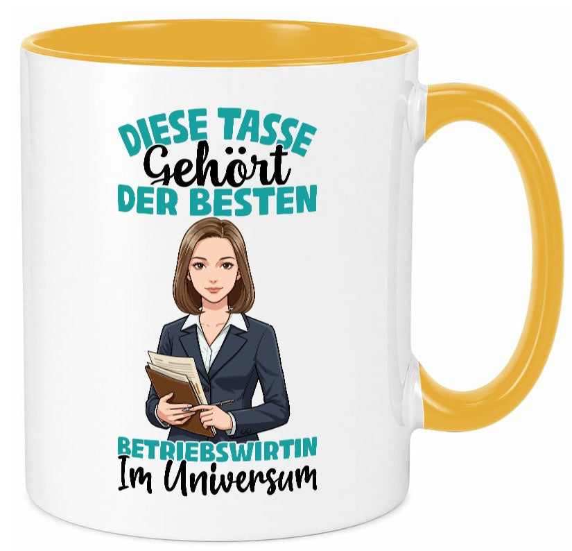 Im Universum: Betriebswirtin | Betriebswirtschaft Geschenk Humor Geschenkidee Tasse