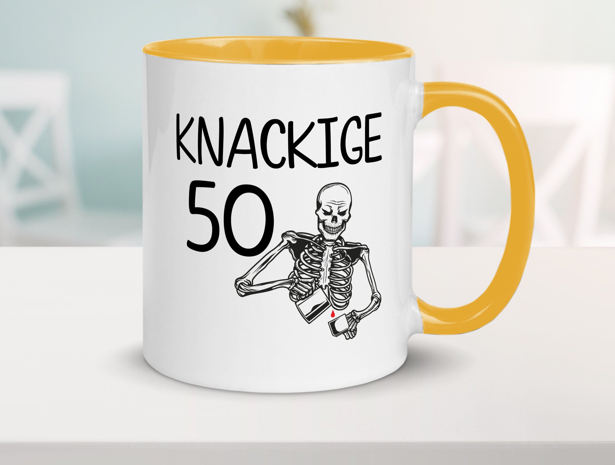 50. Geburtstag | Alt Knackig und Geschenk Geschenkidee lustiger Spruch Tasse