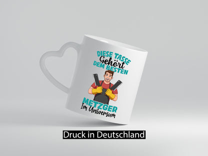 Im Universum: Metzger | Fleischer Metzgerei Geschenk Humor Geschenkidee