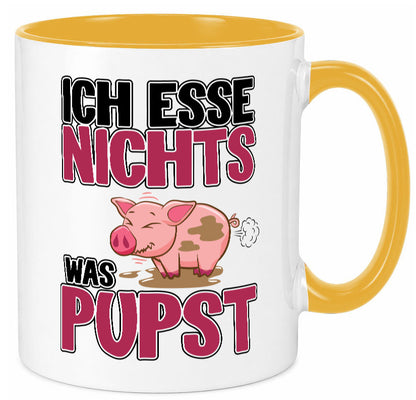 Ich esse nicht was Pupst lustiger Spruch Geschenk Humor Geschenkidee Tasse