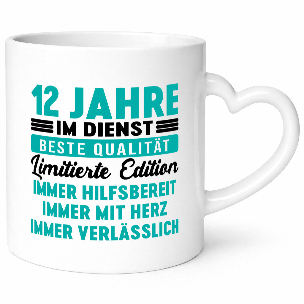 12 Jahre im Dienst | Jubiläum Arbeit v5 Geschenk Kollegen Büro lustiger Spruch