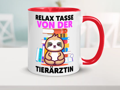 Relax Tasse: Tierärztin | Mediziner Tiermedizin Humor Tierliebhaber
