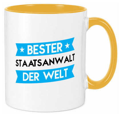 Bester Staatsanwalt | Anwalt Jurist lustig Humor Geschenkidee Geschenk Tasse