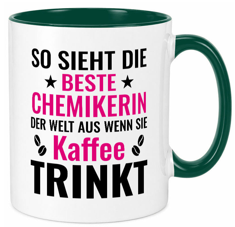Kaffee trinkt: Chemikerin | Chemie Labor Geschenkidee Humor Tasse