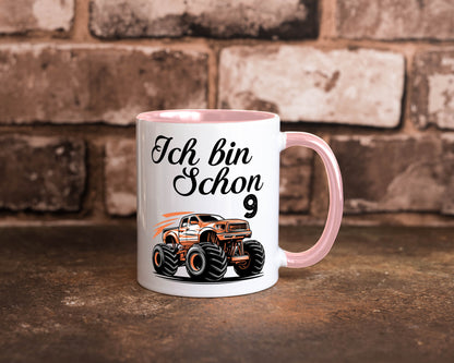 9. Geburtstag | Monster truck 9 Jahre lustiger Spruch Geschenk Geschenkidee