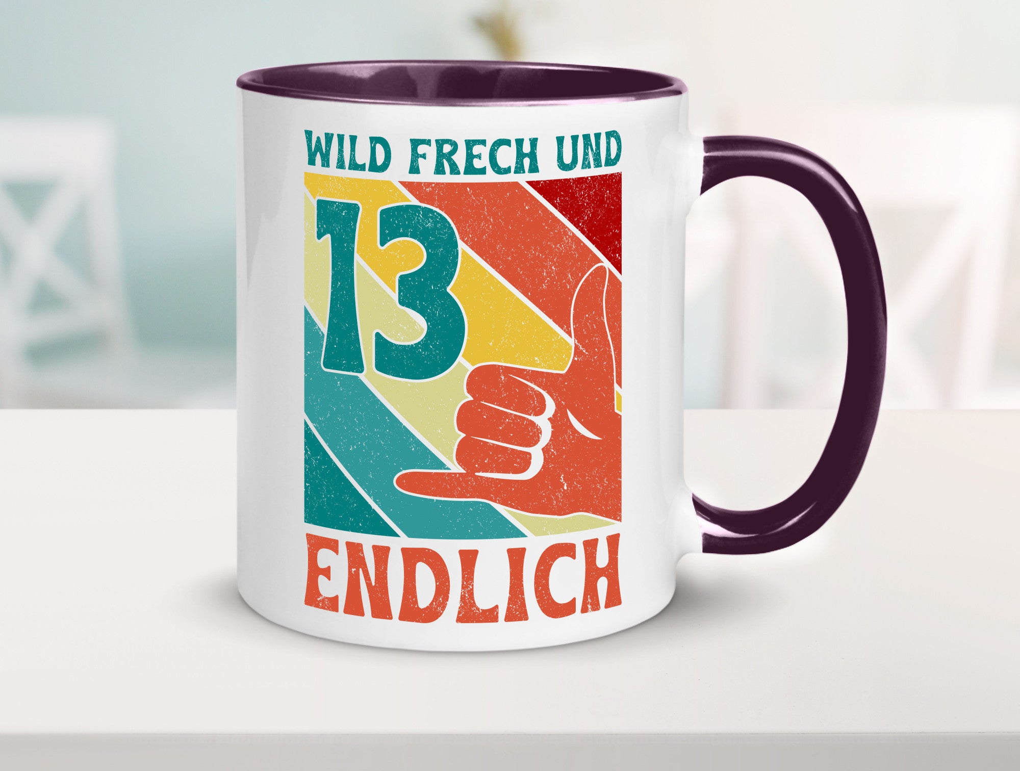 13. Geburtstag | 13 Jahre Wild und Frech Humor Geschenkidee Tasse