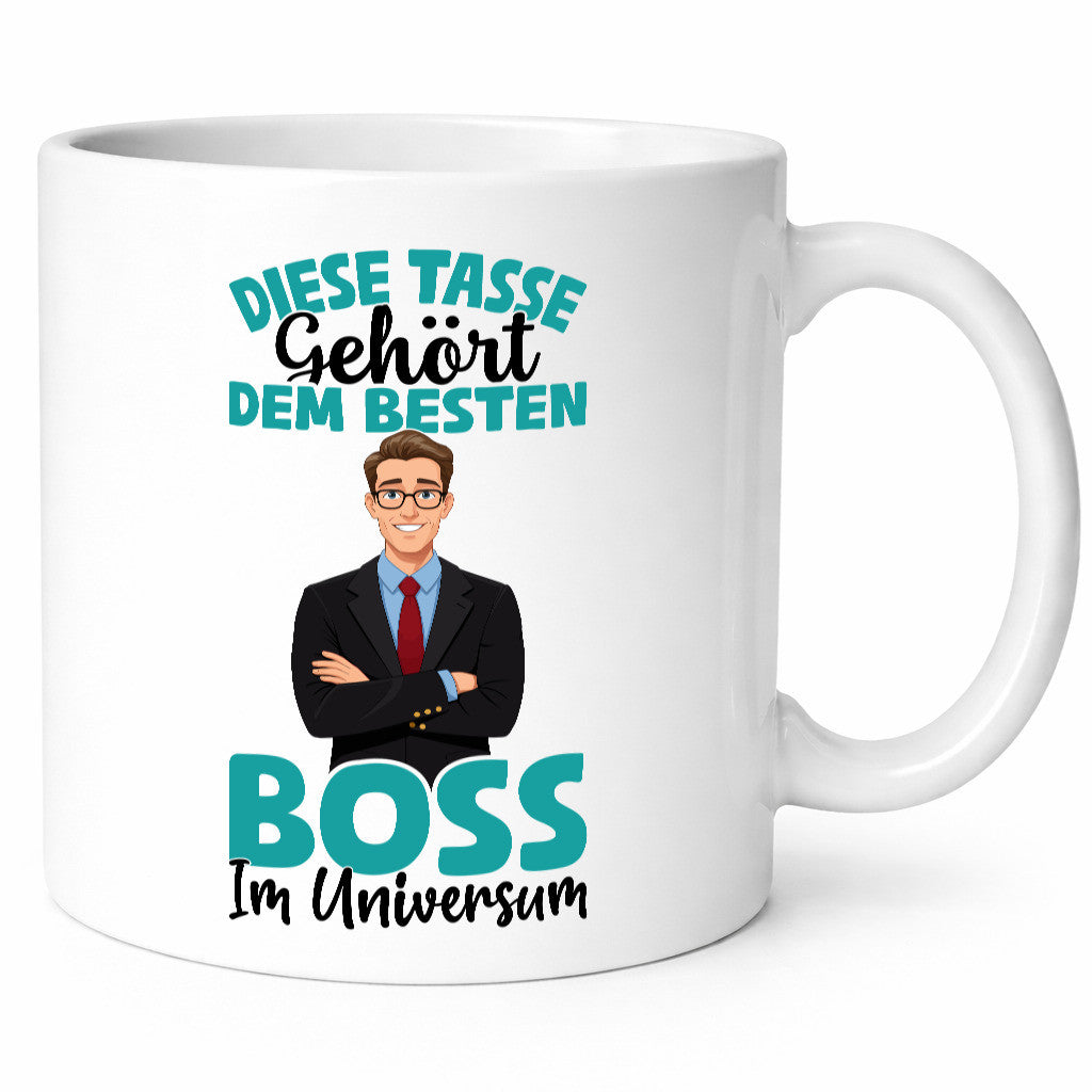 Im Universum: Boss | Führungskraft Vorgesetzter lustiger Spruch Geschenk Humor