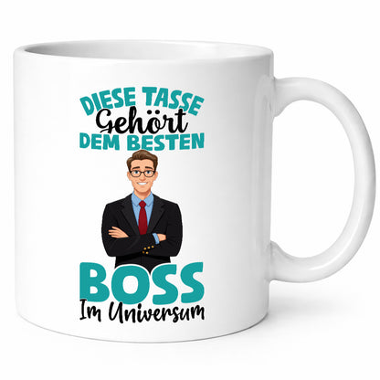 Im Universum: Boss | Führungskraft Vorgesetzter lustiger Spruch Geschenk Humor