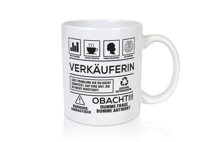 Achtung Probleme Verkäuferin| Kollegin | Verkaufsjob lustig Arbeit Kollegen
