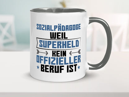 Superheld Sozialpädagoge | Pädagoge lustig Humor Geschenkidee Geschenk Tasse