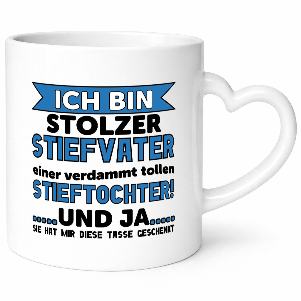 Stolzer Stiefvater | Vatertag Spruch Stieftochter lustiger Geschenk Familie
