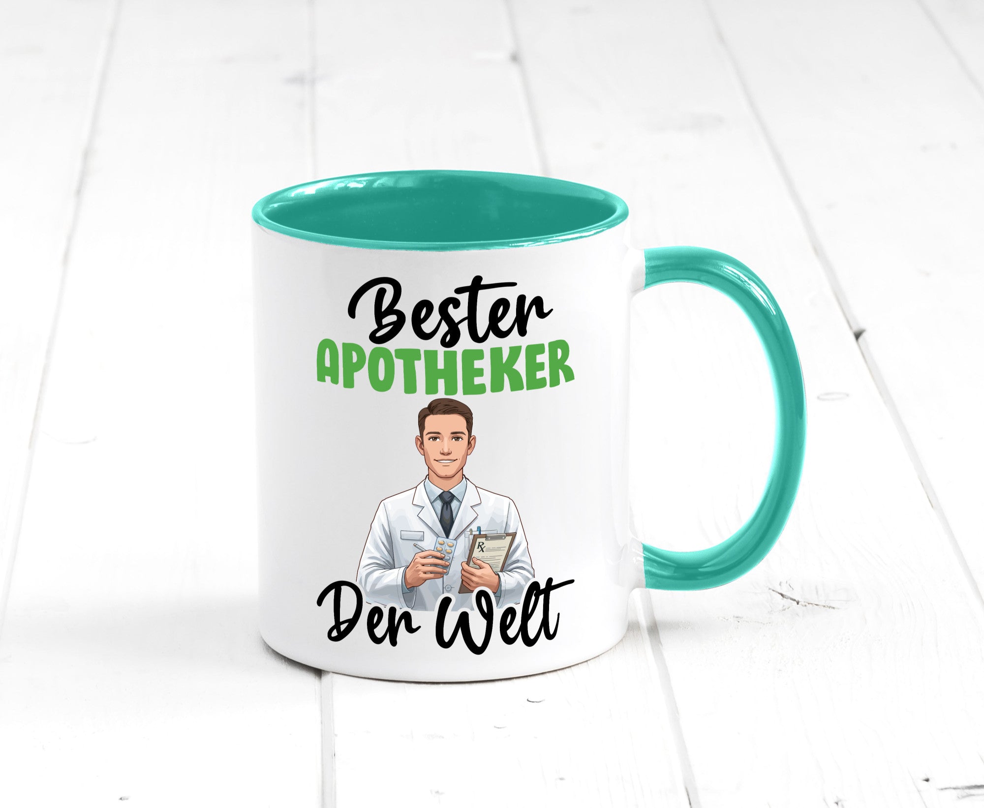 Bester Apotheker | Apotheke Pharmazie v2 Humor Geschenkidee Tasse