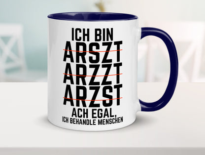 Ich bin Arzt | Rechtschreibung Klinik lustiger Spruch lustig Humor Geschenkidee