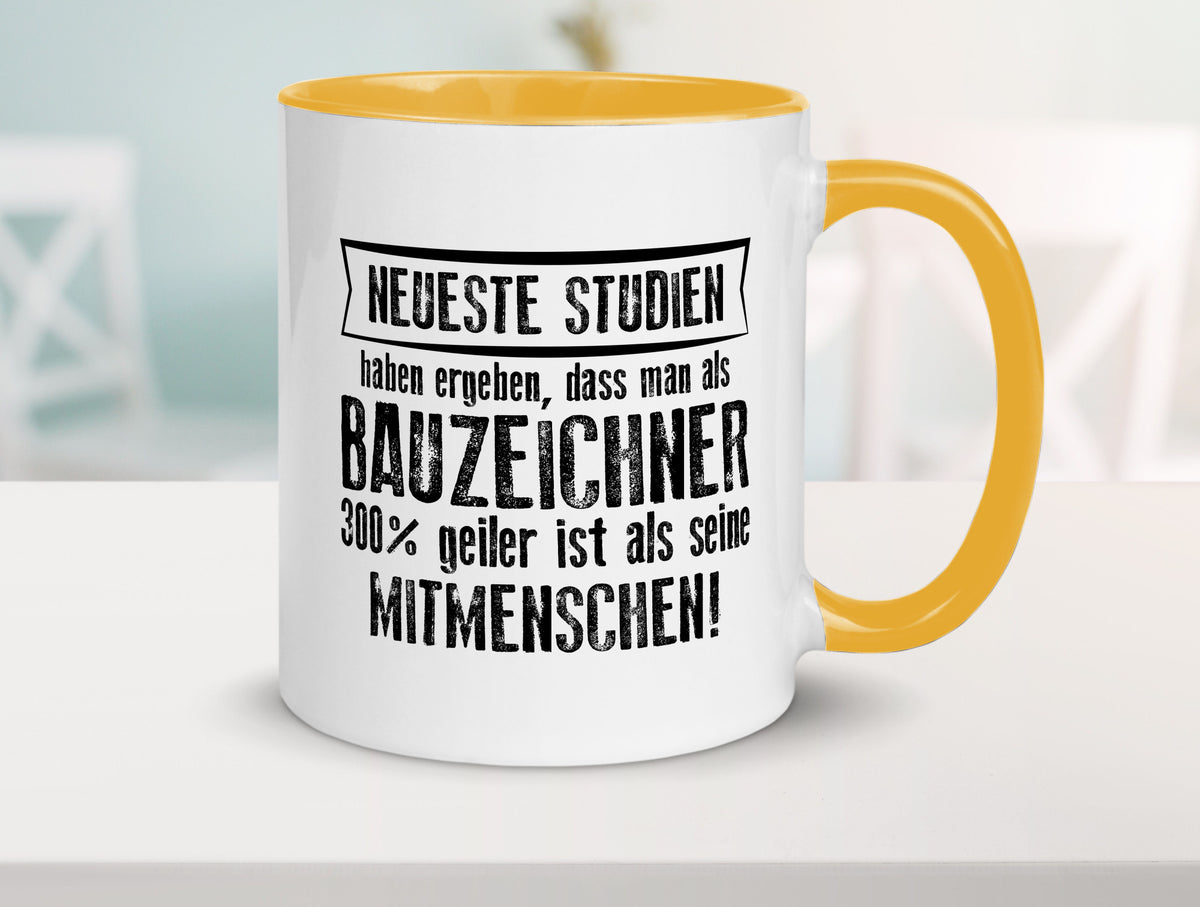 Neuste Studien: Bauzeichner | Zeichner Humor Geschenkidee Tasse