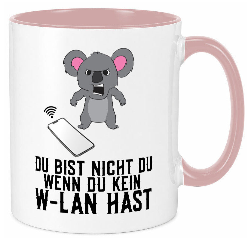 Du bist nicht | wütender Bär WLAN Computer Nerd Geschenkidee Humor Tasse