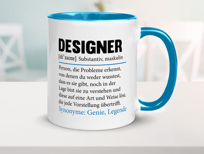 Designer Beruf | Gestalter Medien Schmuck Mode Geschenk Arbeit Kollegen Büro