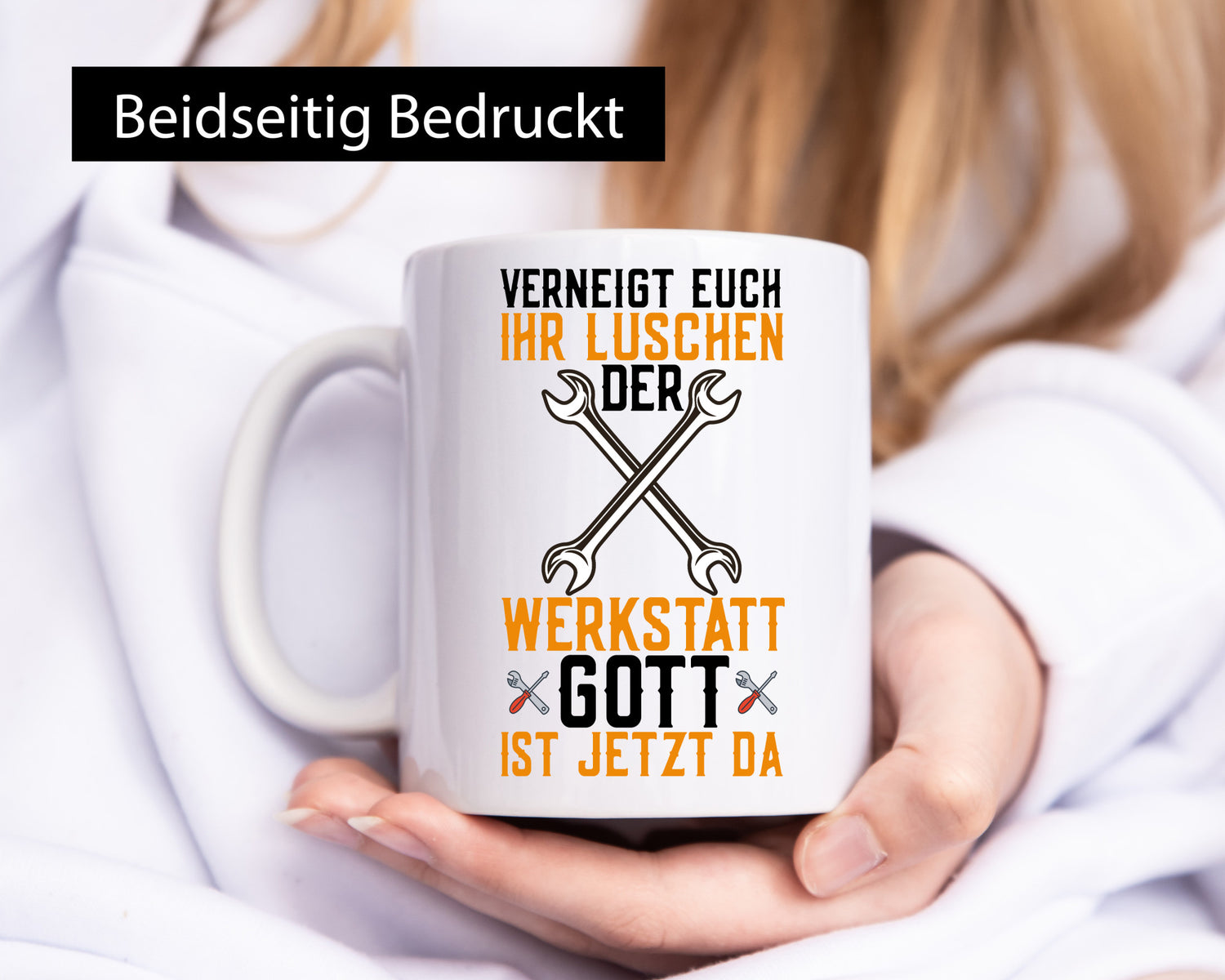 Ihr Luschen | Werkstatt Gott Auto Mechaniker Werkzeug Geschenkidee Humor Tasse