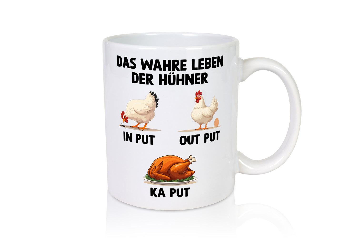 Das wahre leben der Hühner | Hühnerstall lustig Humor Geschenkidee Geschenk
