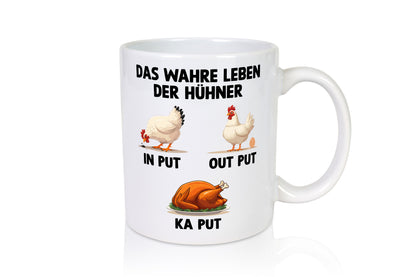 Das wahre leben der Hühner | Hühnerstall lustig Humor Geschenkidee Geschenk