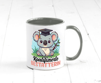 Koalifizierte Bestatterin | Bestattung Totengräberin Humor Geschenkidee Tasse