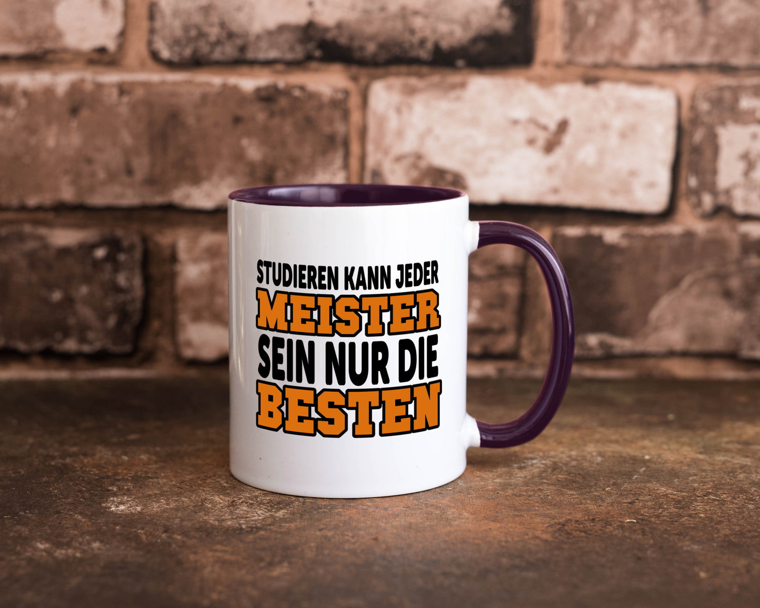 Meister | Handwerker Meisterprüfung Berufsabschluss Humor Arbeit Kollegen Büro