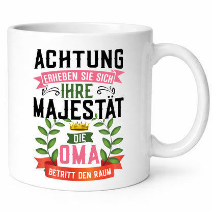Attention, stand up | Majesty Grandma Best Humor Family Gift Idea Mug