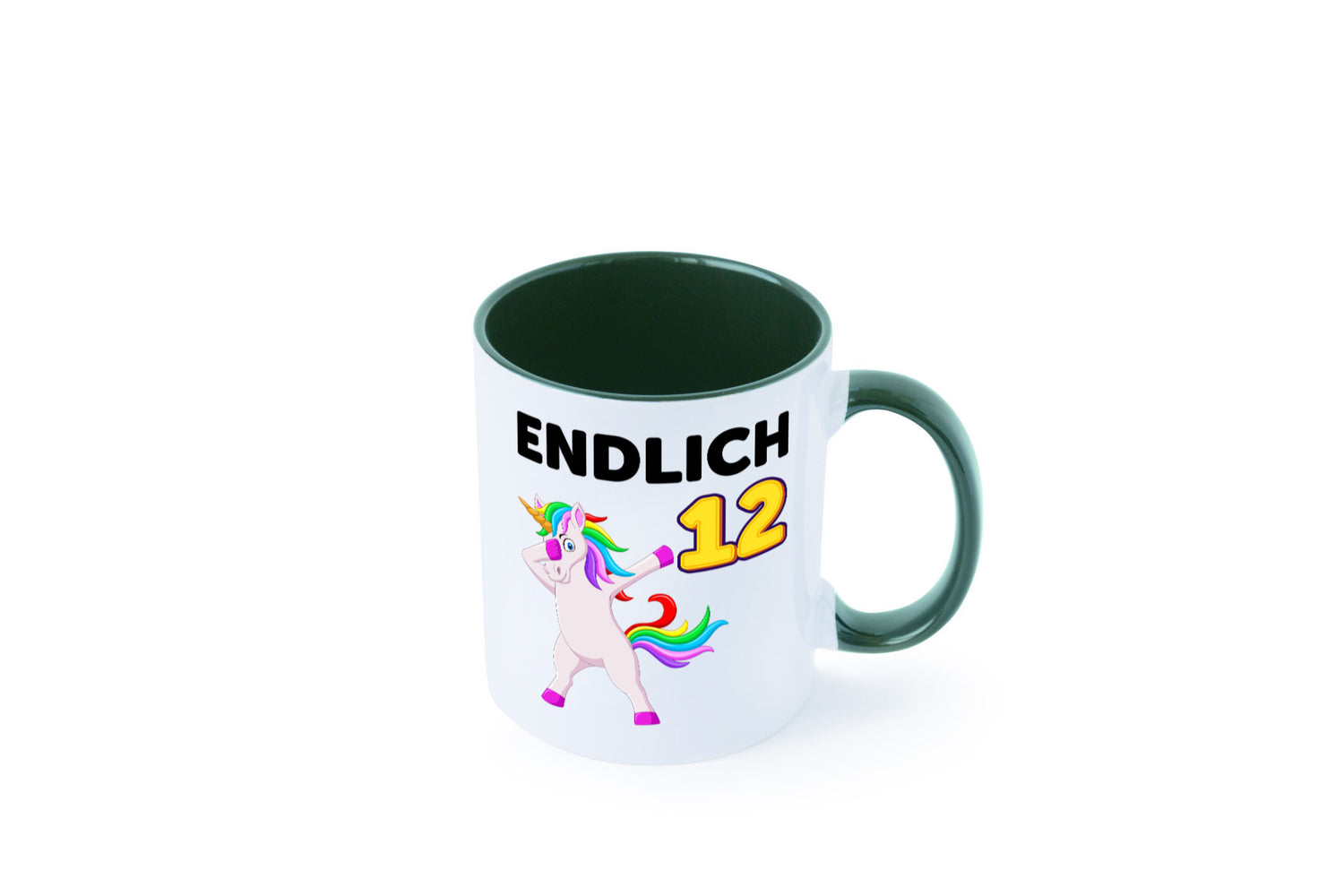 12. Geburtstag | endlich 12 Jahre Einhorn Mädchen lustig Geschenkidee Geschenk