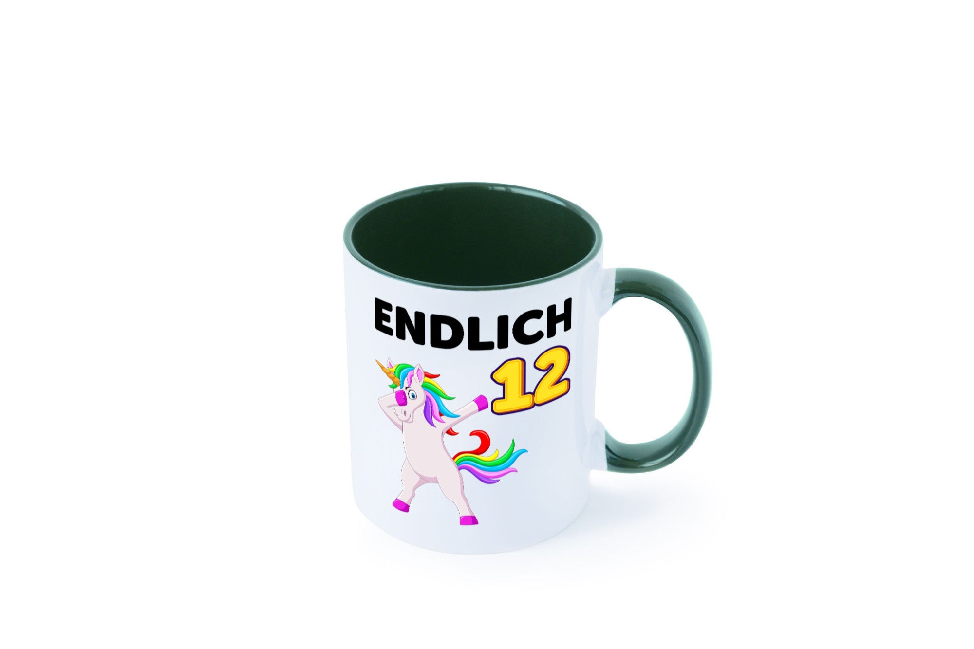12. Geburtstag | endlich 12 Jahre Einhorn Mädchen lustig Geschenkidee Geschenk